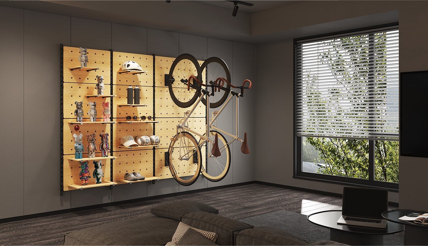 Best Bicycle Wall Racks for Small Spaces: Pegboard Racks