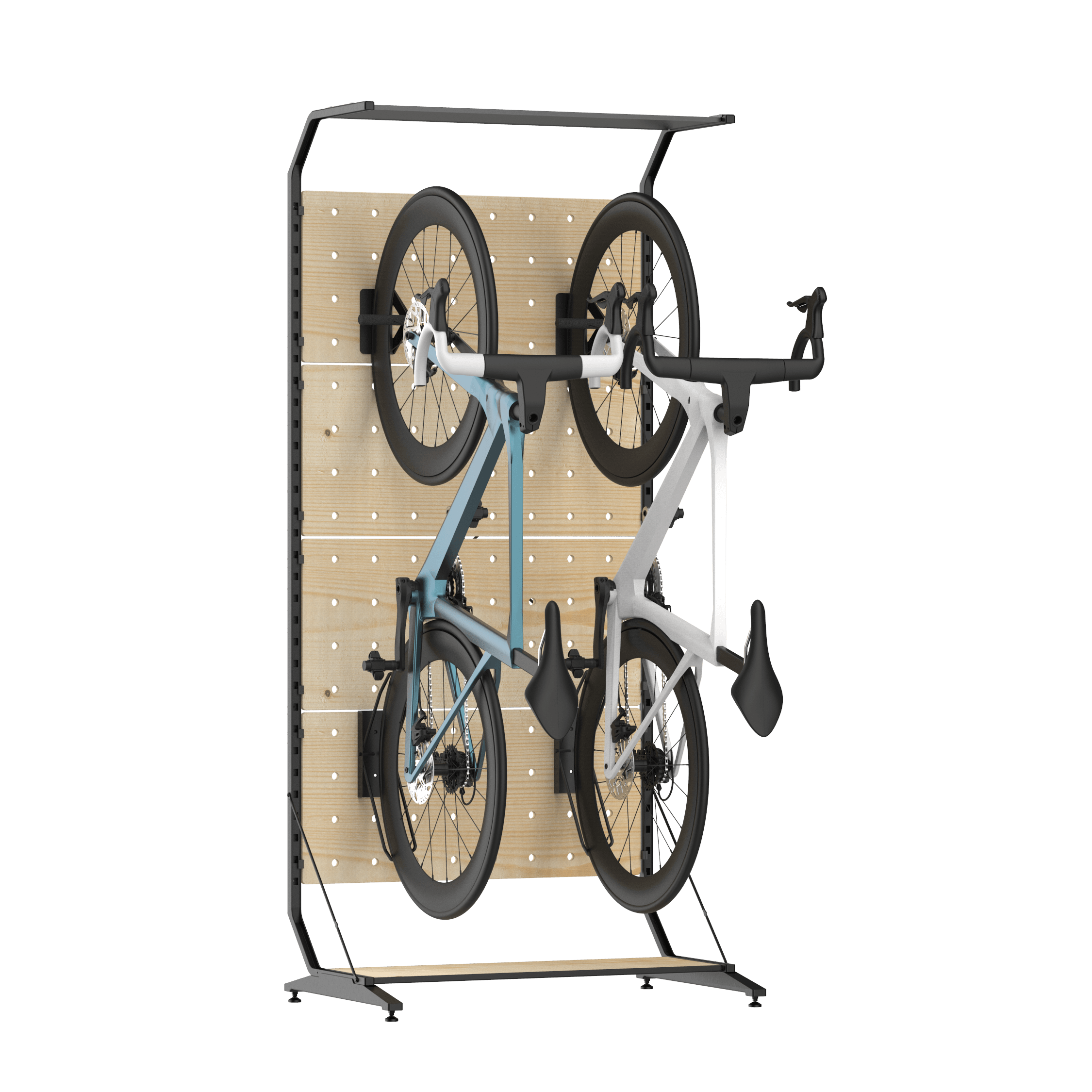 Pegboard Bike Hanger - V.S.B. Collection Rack | W90 Half-Type