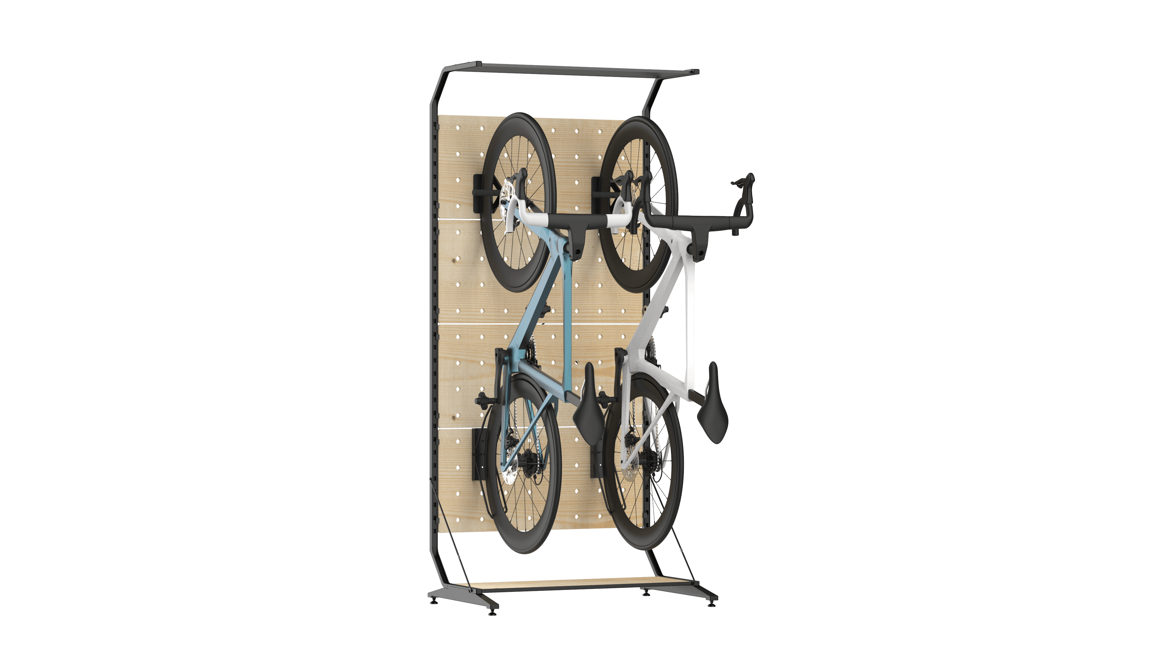 Pegboard Bike Hanger - V.S.B. Collection Rack | W90 Half-Type